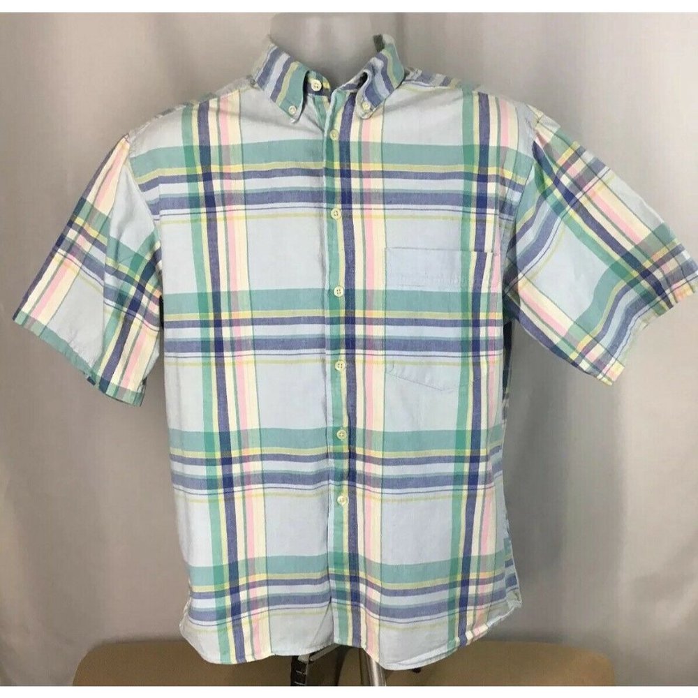Vintage Levis Polo Short Sleeve stripe multi color Size M